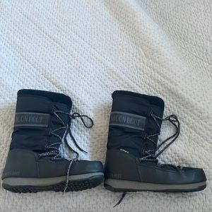 Women’s Moon boot Monaco Wool Waterproof Black